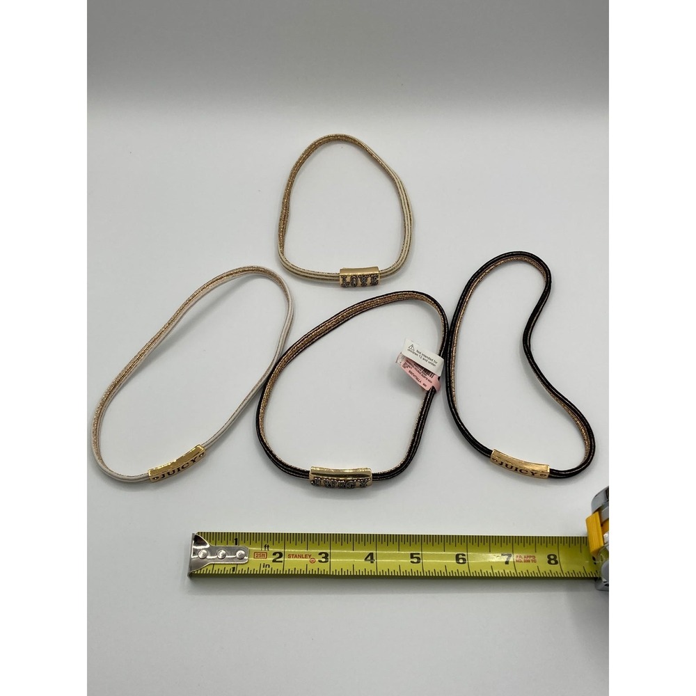 Four Juicy Couture Headbands, Stretchy